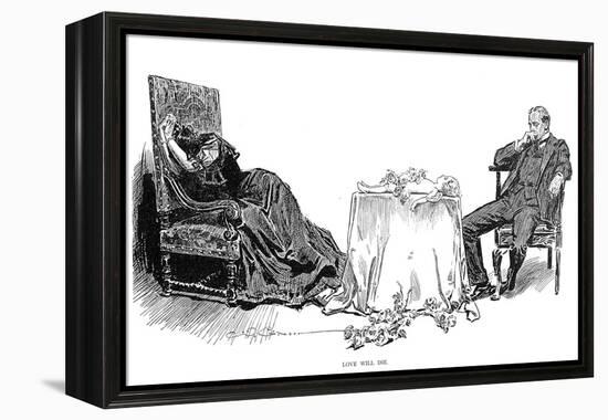 Love Will Die, 1894-Charles Dana Gibson-Framed Premier Image Canvas