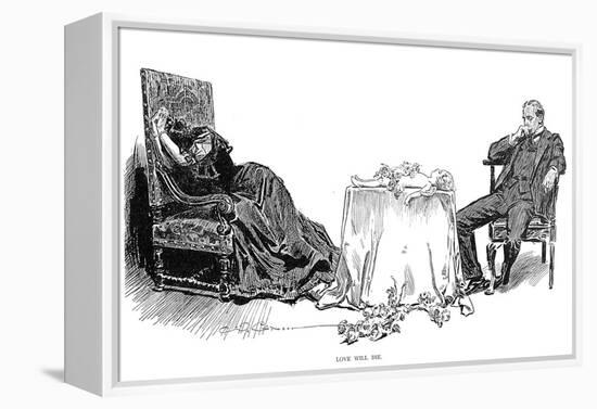 Love Will Die, 1894-Charles Dana Gibson-Framed Premier Image Canvas