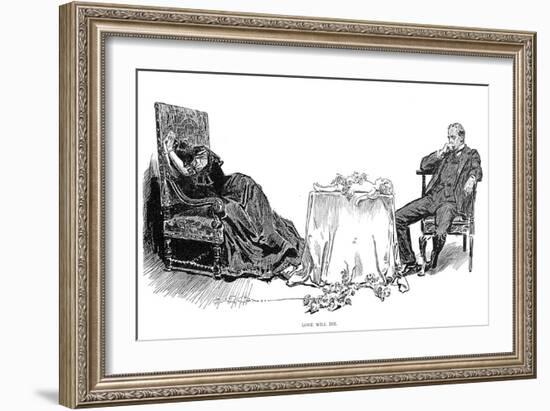 Love Will Die, 1894-Charles Dana Gibson-Framed Giclee Print