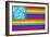 Love Wins Flag-Ali Potman-Framed Giclee Print