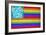 Love Wins Flag-Ali Potman-Framed Giclee Print