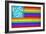 Love Wins Flag-Ali Potman-Framed Giclee Print