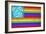 Love Wins Flag-Ali Potman-Framed Giclee Print