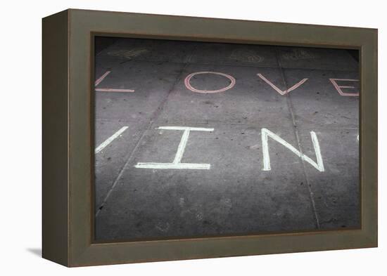 Love Wins-dendron-Framed Premier Image Canvas