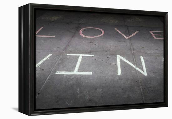 Love Wins-dendron-Framed Premier Image Canvas