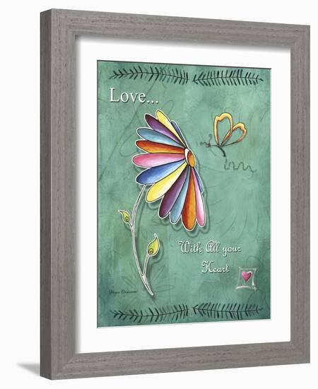 Love with All Your Heart-Megan Aroon Duncanson-Framed Giclee Print