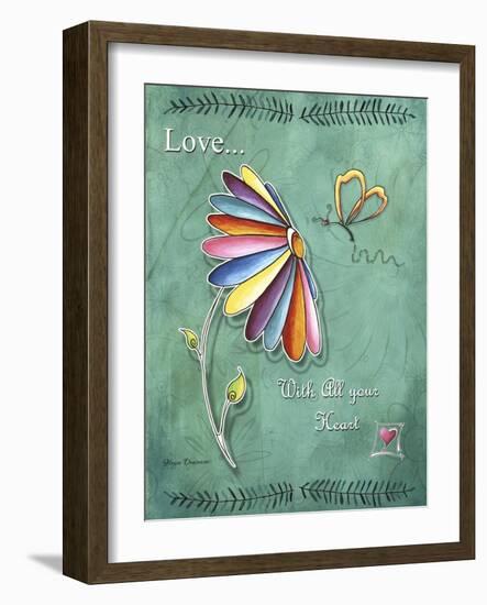 Love with All Your Heart-Megan Aroon Duncanson-Framed Giclee Print