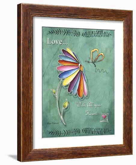 Love with All Your Heart-Megan Aroon Duncanson-Framed Giclee Print