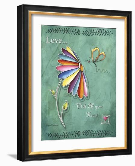 Love with All Your Heart-Megan Aroon Duncanson-Framed Giclee Print