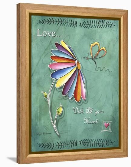 Love with All Your Heart-Megan Aroon Duncanson-Framed Premier Image Canvas