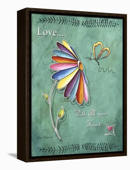 Love with All Your Heart-Megan Aroon Duncanson-Framed Premier Image Canvas