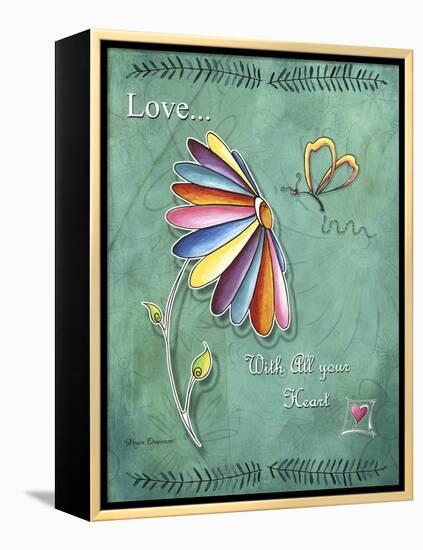 Love with All Your Heart-Megan Aroon Duncanson-Framed Premier Image Canvas