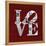 Love Word Art License Plates-Design Turnpike-Framed Premier Image Canvas