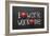 Love Work Mutually-Yury Zap-Framed Art Print