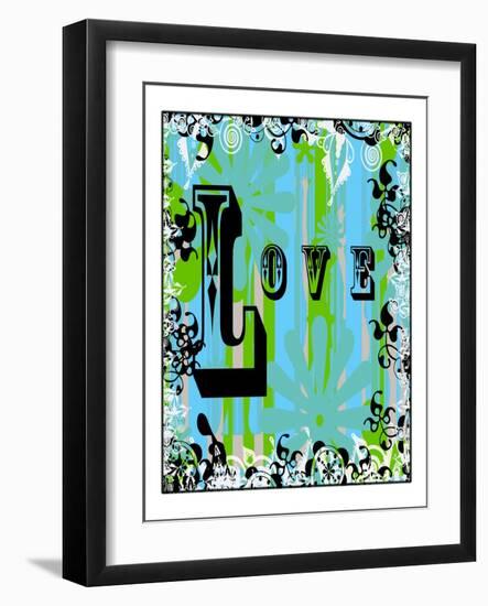 Love XXX-Ricki Mountain-Framed Art Print