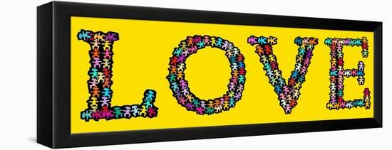 Love YBG-Miguel Balbás-Framed Premier Image Canvas