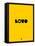 Love Yellow-NaxArt-Framed Stretched Canvas