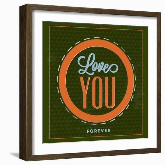 Love You Forever 1-Lorand Okos-Framed Art Print