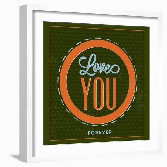 Love You Forever 1-Lorand Okos-Framed Art Print