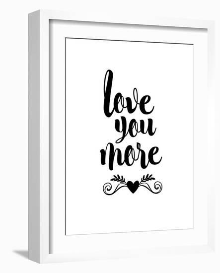 Love You More-Brett Wilson-Framed Art Print