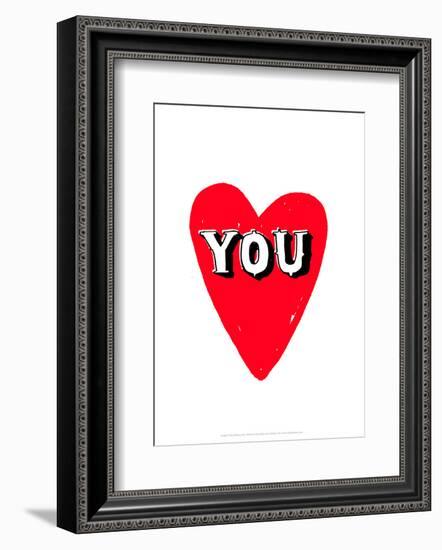 Love You - Tommy Human Cartoon Print-Tommy Human-Framed Giclee Print