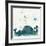 Love You Whales-Wyanne-Framed Giclee Print