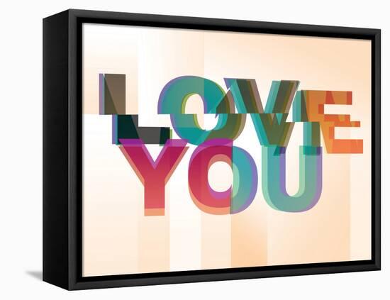 Love You-Philip Sheffield-Framed Premier Image Canvas