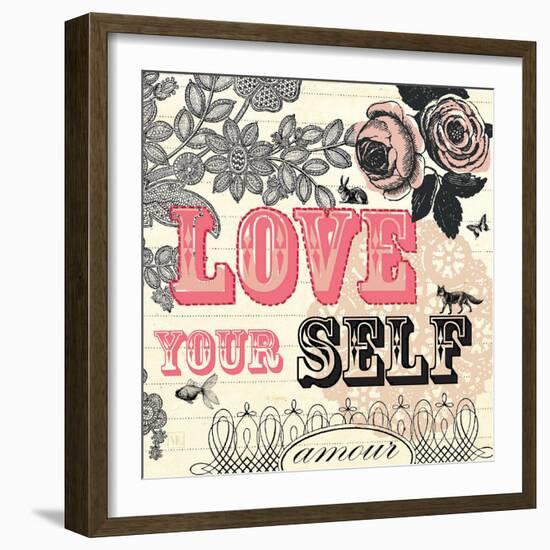 Love Yourself-Violet Leclaire-Framed Art Print