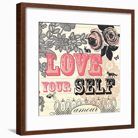 Love Yourself-Violet Leclaire-Framed Art Print