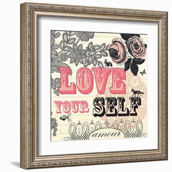 Love Yourself-Violet Leclaire-Framed Art Print