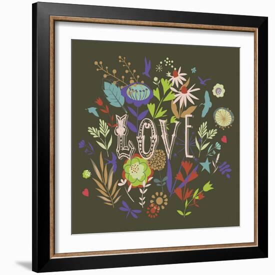 Love-Ken Hurd-Framed Giclee Print