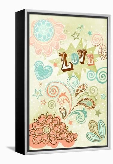 Love-Viv Eisner-Framed Stretched Canvas