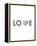 Love-Volkan Dalyan-Framed Stretched Canvas