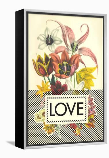 Love-null-Framed Stretched Canvas