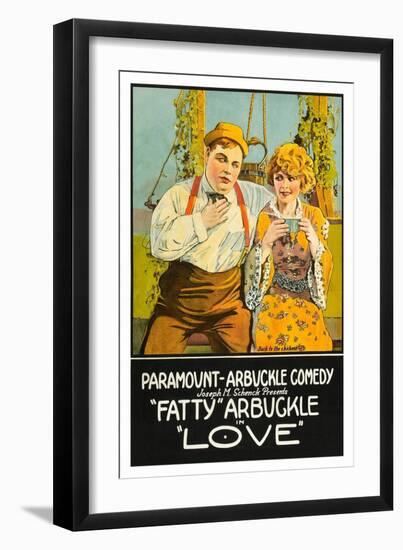 Love-null-Framed Art Print