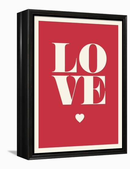 Love-null-Framed Stretched Canvas