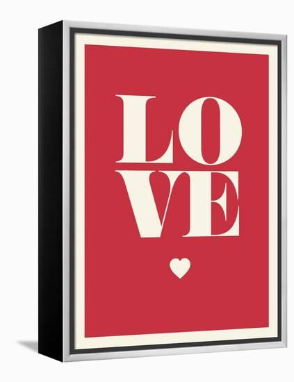 Love-null-Framed Stretched Canvas