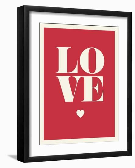 Love-null-Framed Art Print