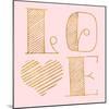 LOVE-Sd Graphics Studio-Mounted Art Print