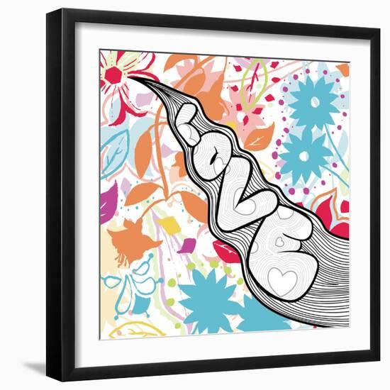 Love-Jace Grey-Framed Art Print