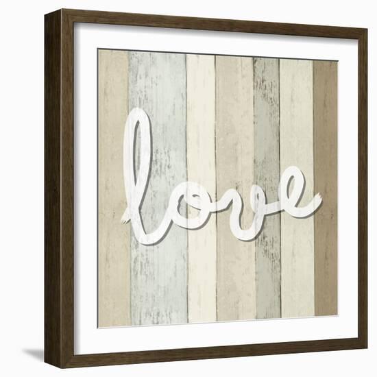 Love-ALI Chris-Framed Giclee Print