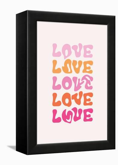 Love-Oju Design-Framed Premier Image Canvas