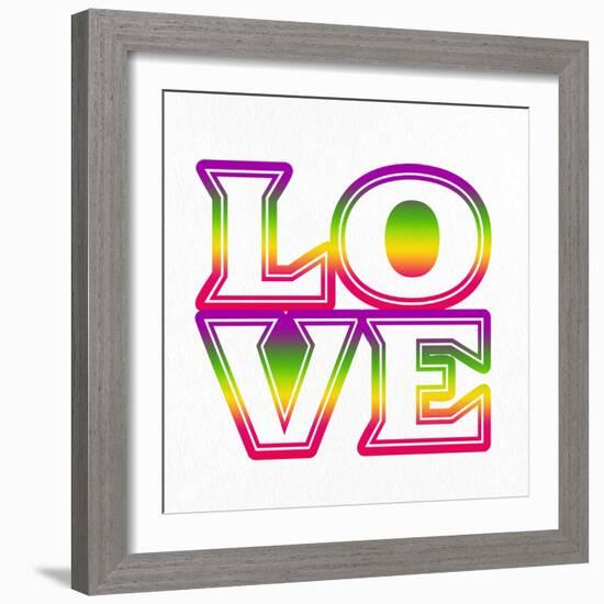 LOVE-Ann Bailey-Framed Art Print