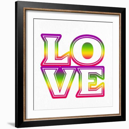 LOVE-Ann Bailey-Framed Art Print