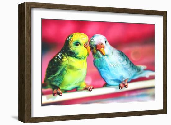 Lovebirds  2011  (oil on canvas)-Sarah Graham-Framed Giclee Print