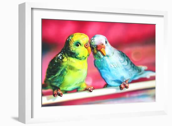 Lovebirds  2011  (oil on canvas)-Sarah Graham-Framed Giclee Print