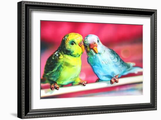 Lovebirds  2011  (oil on canvas)-Sarah Graham-Framed Giclee Print