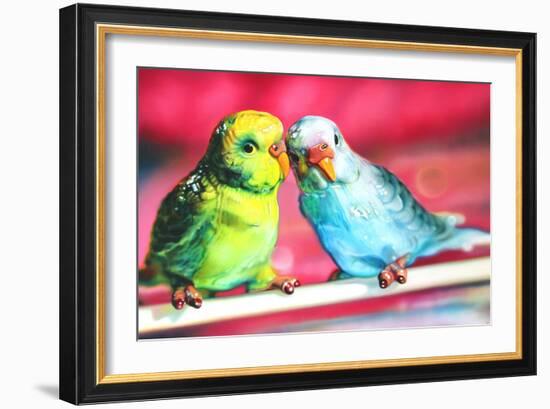 Lovebirds  2011  (oil on canvas)-Sarah Graham-Framed Giclee Print