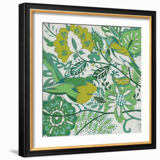 Lovebirds I-Chariklia Zarris-Framed Art Print