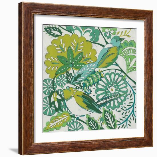 Lovebirds II-Chariklia Zarris-Framed Art Print